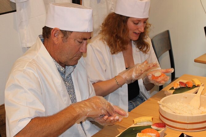 Osaka Sushi Making Experience - English Instruction in a Small Group, and How That Helps You Improve