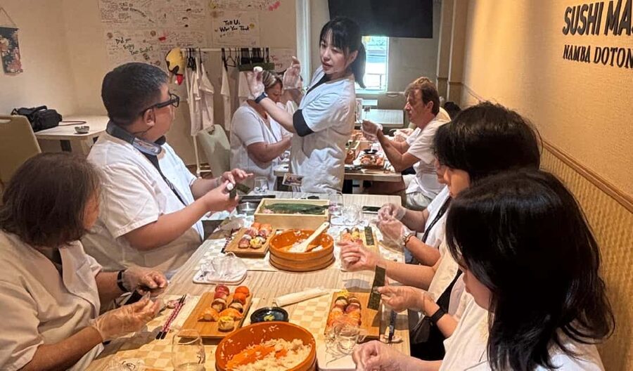 Osaka: Sushi Making in Spacious Studio (SAME-DAY OK!) - Standard vs Premium, choosing 8 pieces or 10 pieces