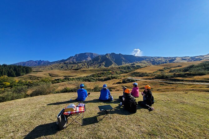 Private E-MTB guided cycling around Mt. Aso volcano & grasslands - Quiet riding in Aso Kuju National Park, without exhaust and noise