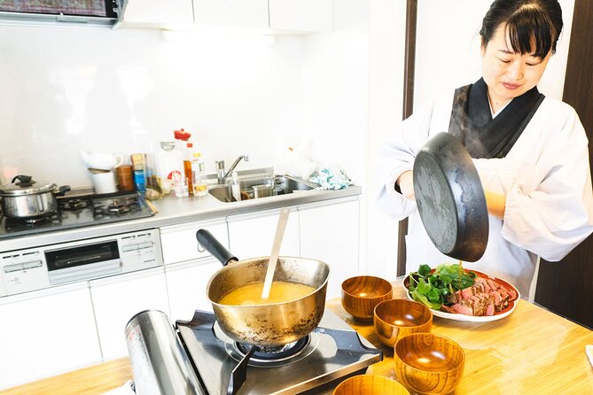 Private Japanese Cooking Class in Osaka with Culinary Expert Yoko - How the 3-hour class flows: demo first, then real hands-on cooking