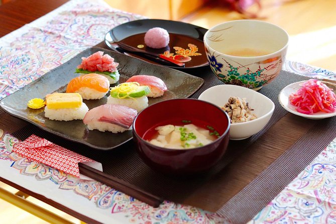 Private Kyoto Sushi Cooking Class & Tea Ceremony with Emika - Sushi lesson details, plus what to request when booking