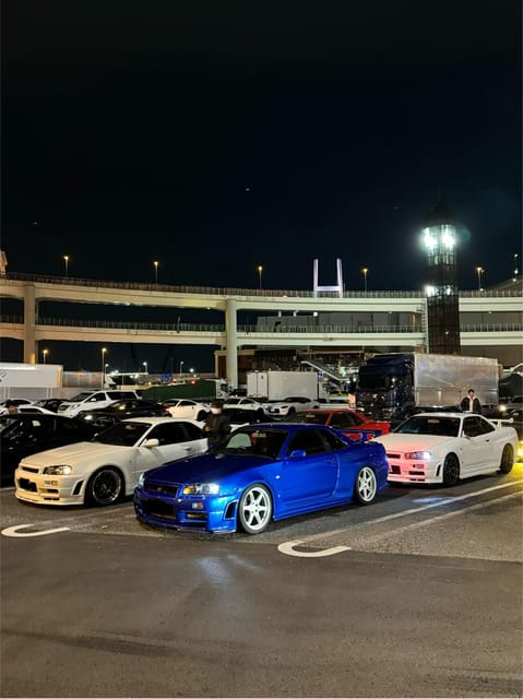 【R34】Tokyo:Private Daikoku tour in Modified R34 - Tokyo JDM nights feel different in a real R34