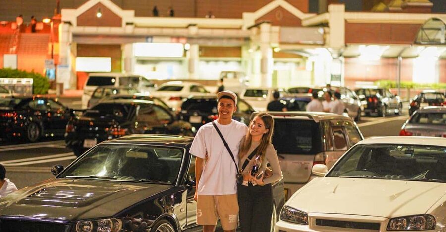 【R34】Tokyo:Private Daikoku tour in Modified R34 - Daikoku Parking Area: the main event, and it lives up to it