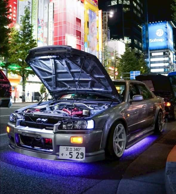 R34Skyline Daikoku PA Fast & Furious Private Experience - Quick highlights