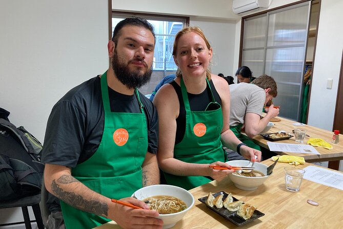 Ramen and Gyoza Cooking Class in Osaka Dotonbori - Finding Cooking SunJapan And The 8th-Floor Kitchen Setup