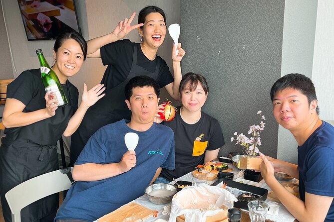 Ramen and Sushi Cooking Class with Sake Pairing Set in Tokyo - The Tsukishima Meeting Point, and Why the Room Feels Relaxed