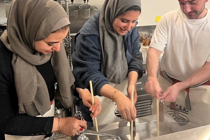Ramen Cooking Class at Lake Kawaguchiko (Short Course) - From dough to noodle sheets: kneading, rolling, and cutting