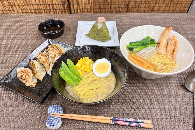 Ramen Gyoza Onigiri Japanese Cooking Class in Kyoto - Key highlights worth your time