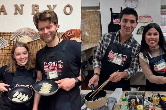 Ramen Gyoza Onigiri Japanese Cooking Class in Kyoto - Ramen broth is the star skill here (and you cook it)