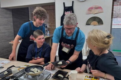 Ramen Gyoza Onigiri Japanese Cooking Class in Kyoto