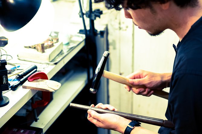 Ring making experience　 Completed in about 1 hour! - Your 60 to 90 Minutes, From Finger Sizing to Final Hammering