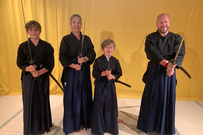 Samurai Sword Experience (Family Friendly)at SAMURAI MUSEUM TOKYO - The katana lesson: safe sword handling you can actually repeat