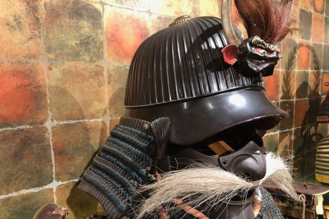 Samurai Sword Experience (Family Friendly)at SAMURAI MUSEUM TOKYO - Getting dressed like a samurai: Hakama, helmet, and the photo-first flow