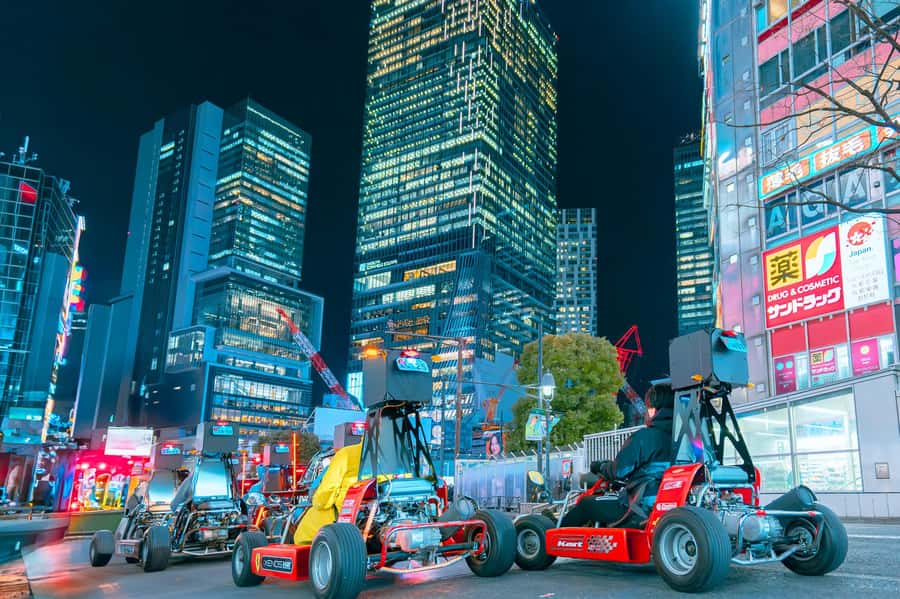 Shibuya#2 Go Karting Tour with Funny Costume - The route in one hour: Shibuya Scramble, Omotesando, and Harajuku