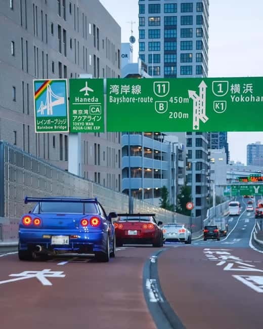 Shibuya City: Daikoku PA GT-R R35, R34, R33 or R32 Tour - Daikoku Parking Area: the one-hour photo hour that feels like a movie