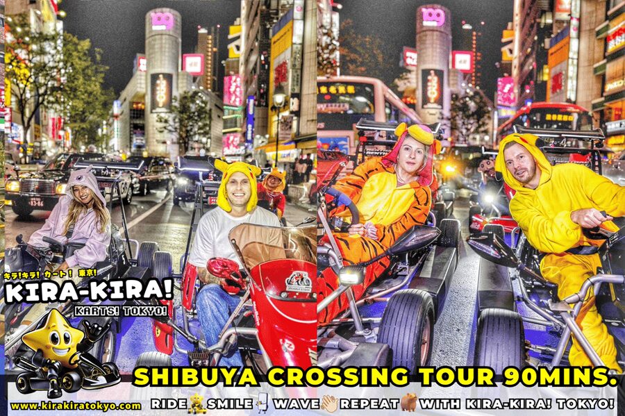 Shibuya Crossing x Tokyo Tower and more! Go-Kart Tour - Where you start at Tokyo Joy Kart and how to arrive ready