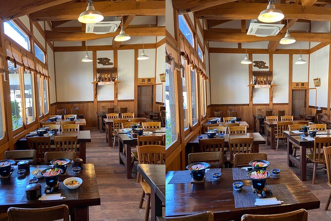 Shirakawago & Takayama Bus Tour from Nagoya w/Optional Lunch - Koshiyama lunch: Hida Beef, teppanyaki style, and Oden with the meal plan