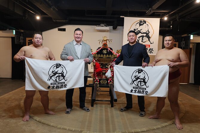 【SUMO FESTIVAL】Tokyo Ginza: Sumo Show & Photo Experience - Retired wrestler challenge, and the lottery reality