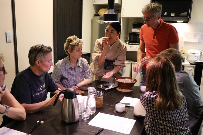 Sushi - Authentic Japanese Cooking Class - the best souvenir from Kyoto! - Dashi Soup and Umami: The Flavor Lesson Before You Roll