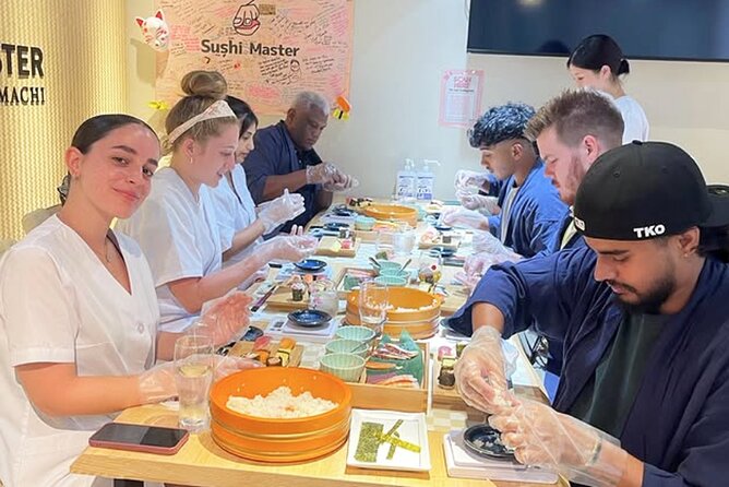 Sushi Making in Kyoto! Same-day bookings welcome! - Eating your sushi, plus the sake options if you want them