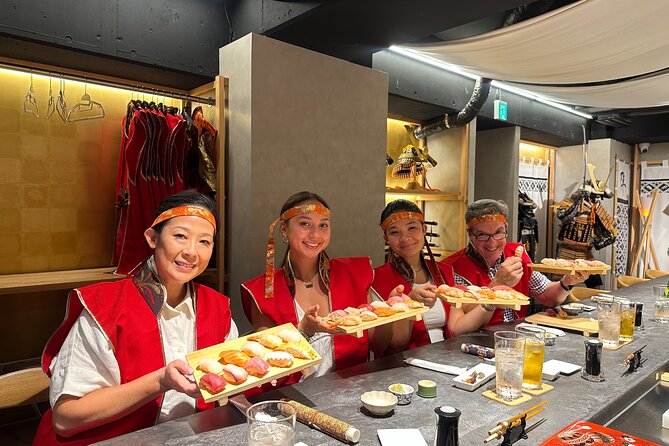 Sushi Making with Interactive Samurai Experience at JIN-ASAKUSA - A Samurai-Themed Sushi Lesson in Asakusa
