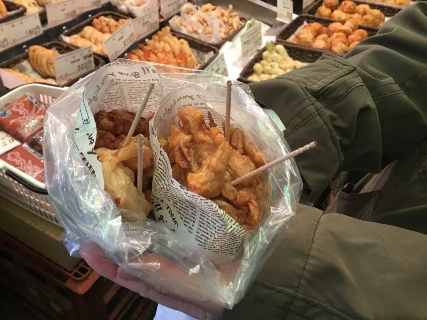 Taste of Nishiki Market Walking Food Tour with Local guide - Nishiki Tenmangu Shrine at about 2:00 PM, slow down and land the experience