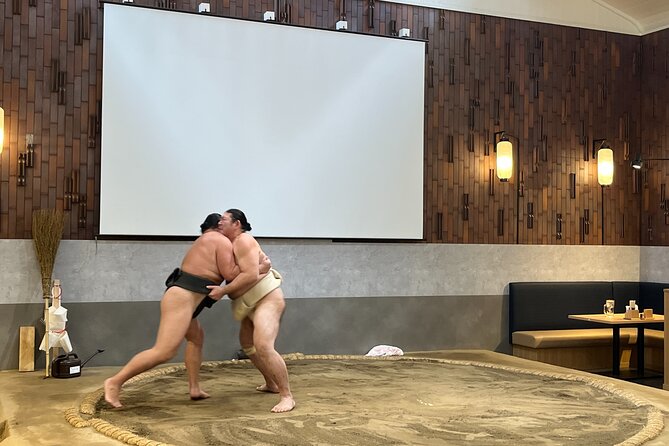 the SUMO show with Dinner - A 7:00 pm Ryogoku night built around real sumo, not just a show