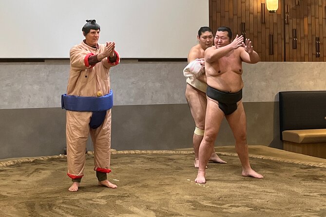 the SUMO show with Dinner - What you learn from retired wrestlers during the English performance