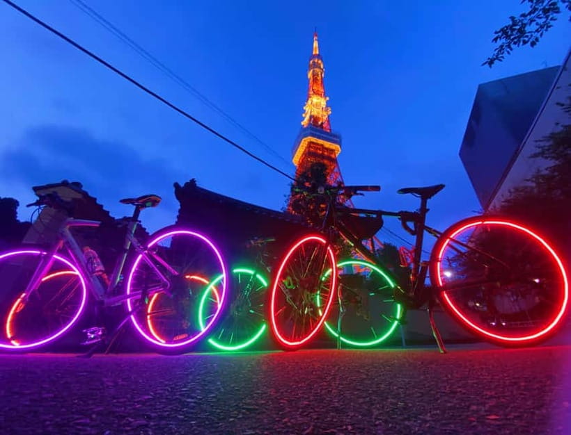 Tokyo: 2-Hour Night Bike Tour of the City's Hidden Gems - English-Speaking Guides and Route Flexibility You’ll Actually Feel