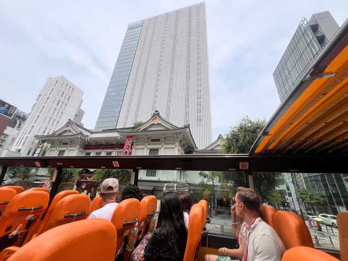 Tokyo: 60min Panoramic Open Top Bus Tour with Audio Guide - The best part, open-top panoramic views for a one-hour loop
