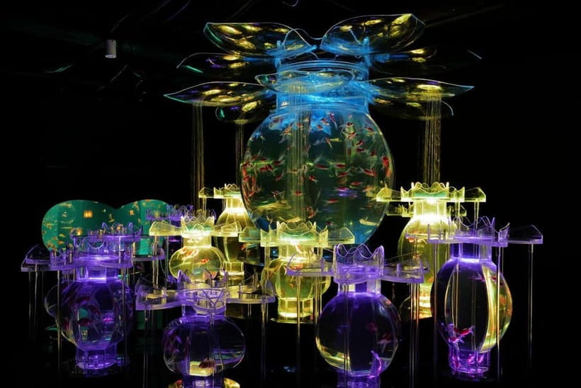 Tokyo: Art Aquarium Museum GINZA Entry Ticket - Scent and music: the “extra senses” part