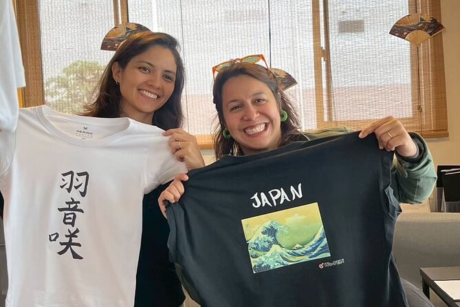 Tokyo Asakusa：Calligraphy & Make T-shirt Activity - Asakusa calligraphy, without the tourist-script feeling