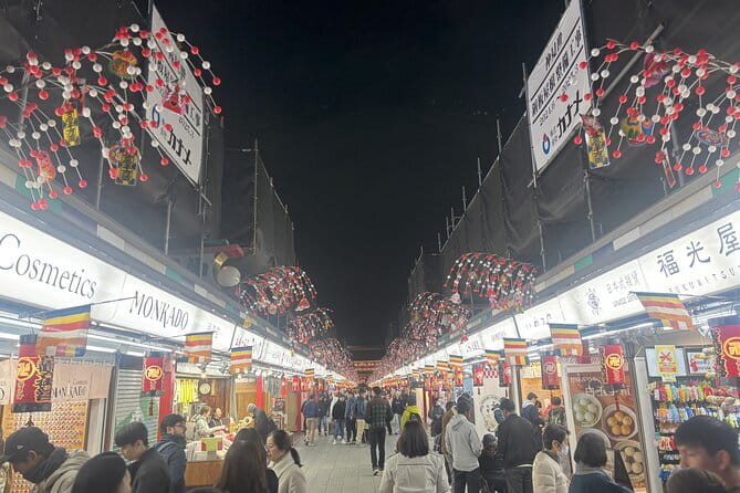Tokyo Asakusa Sensoji Temple Night Walking Tour - Nakamise Shopping Street: Snacks, Souvenirs, and a Quick Local Read