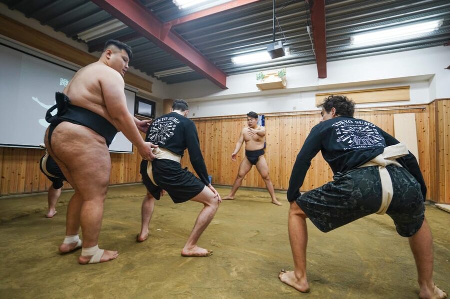 Tokyo: Authentic Sumo Wrestling Experience with Lunch - Sumo rules and a match moment, if you want to try