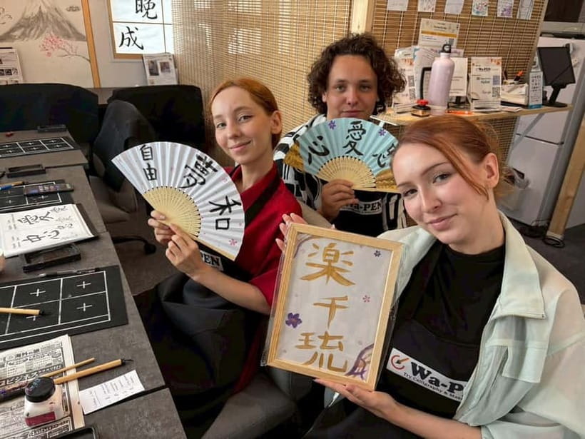 Tokyo:Calligraphy &Make your original folding fan in Asakusa - Key things I’d prioritize before you go