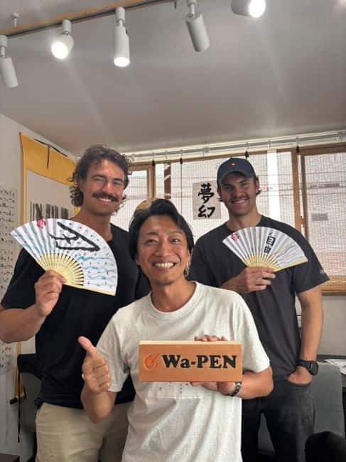 Tokyo:Calligraphy &Make your original folding fan in Asakusa - Asakusa calligraphy: why this workshop feels like a reset