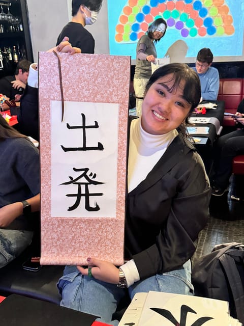 Tokyo: Calligraphy on Kanji Fan & Scroll with Drink - Key Highlights You Will Care About