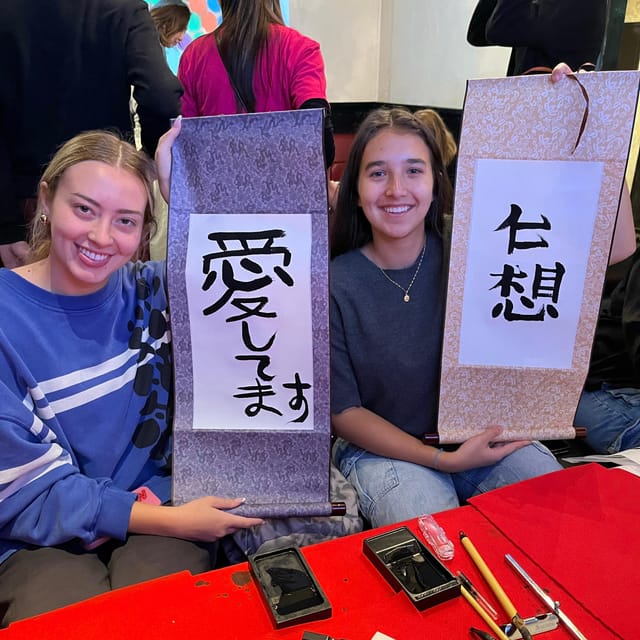 Tokyo: Calligraphy on Kanji Fan & Scroll with Drink - How the 80 Minutes Actually Feels, and Why It Works