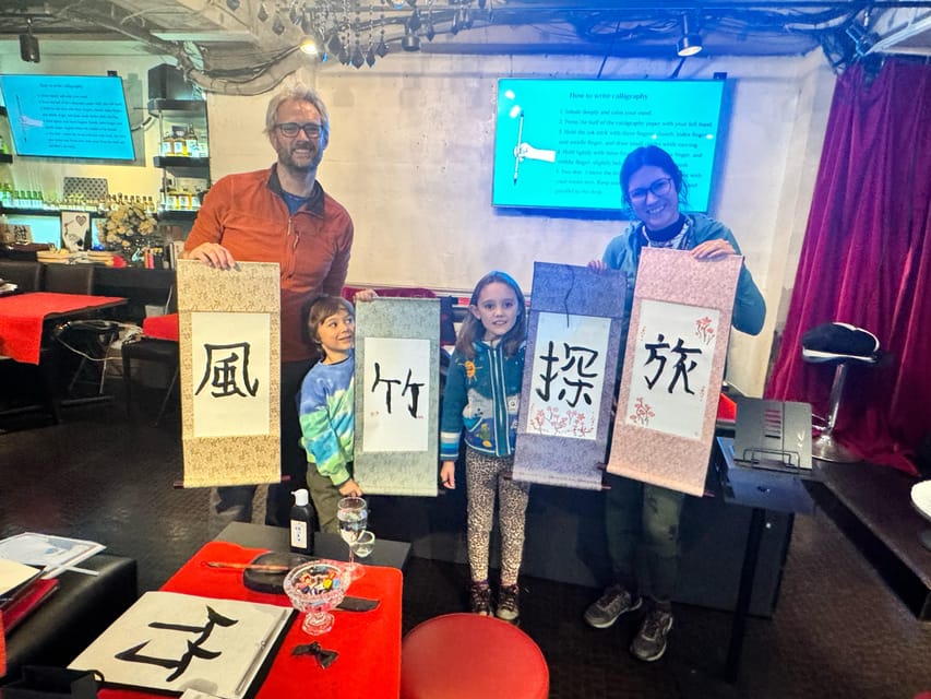 Tokyo: Calligraphy on Kanji Fan & Scroll with Drink - Shodo Basics: Why the Brush Stroke Comes First