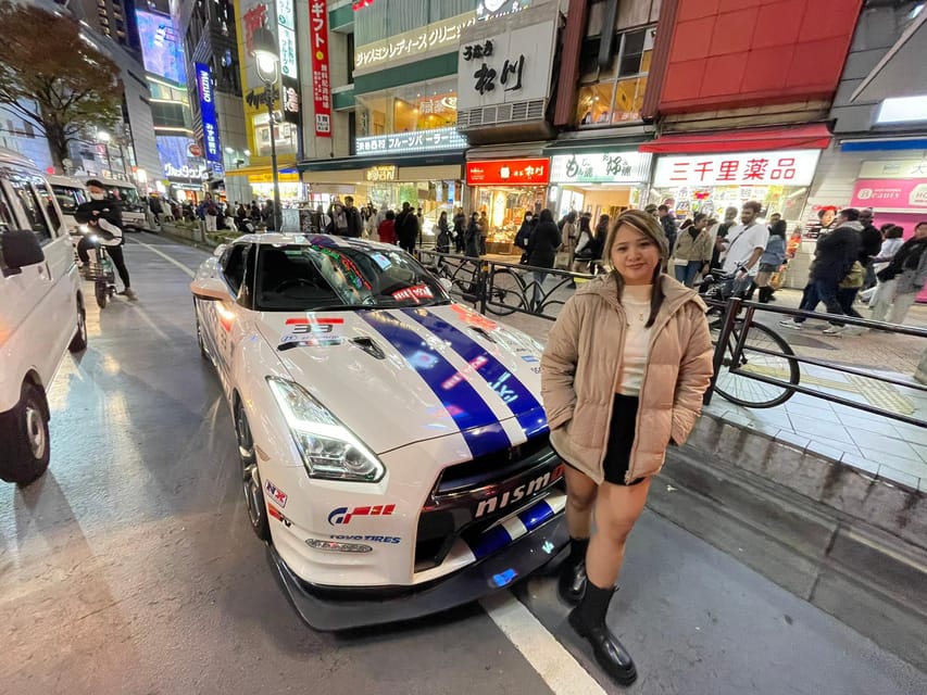 Tokyo: Daikoku Self-Drive R35 GT-R Custom Car Experience - Shibuya Scramble Crossing and Rainbow Bridge from the driver’s seat