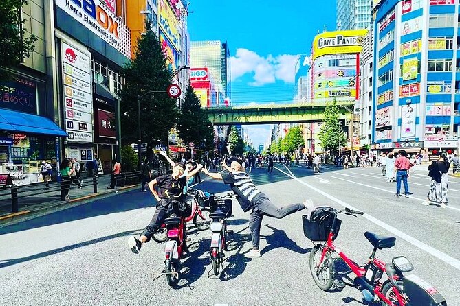 Tokyo Deep Inside Cycle Tour～3 Hours E Bike Tour around Tokyo - Jinbocho’s Book Aisles and Yasukuni Shrine’s Torii Moment