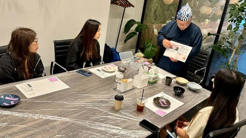 Tokyo: Discover the Art of Kintsugi in Ginza - Finding Cafe AOU Ginza Forest at the Daiwa Ginza Building