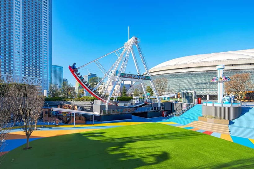 Tokyo Dome City Attractions 5-Ride Ticket - The Ferris Wheel after dark: your built-in evening moment