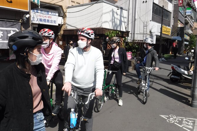 Tokyo downtown bicycle tour Tokyo Backstreets Bike Tour - Kyu Yasuda Garden: a break from movement, built in the 1600s