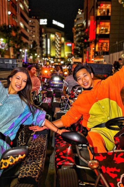 Guided Go Kart Tour from Harajuku to Shibuya Crossing
