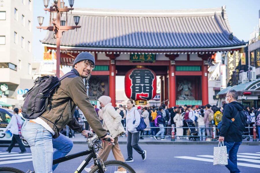 Tokyo: Hidden Gems Guided Bike Tour with Lunch - Sensō-ji Temple in Asakusa, then cruising the Sumida River