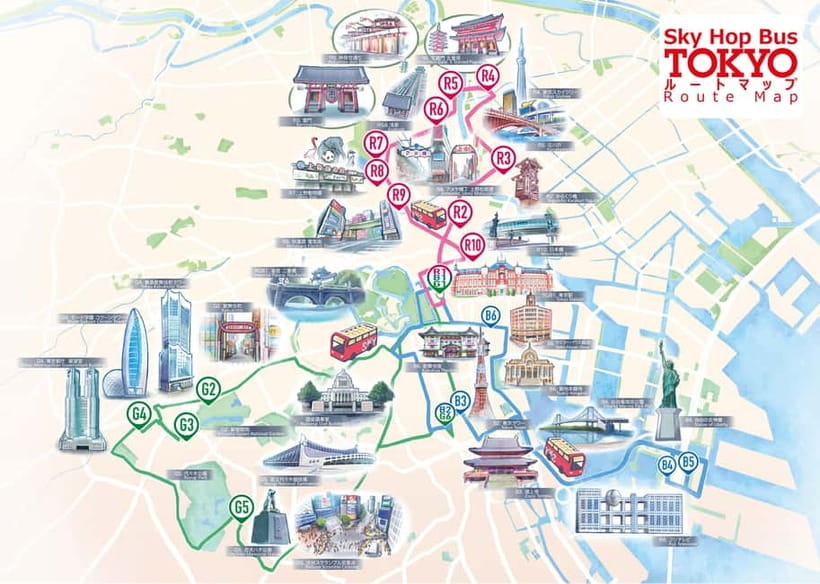 Tokyo: Hop-On Hop-Off Sightseeing Bus Ticket - How to plan your timing so hop-on hop-off stays fun
