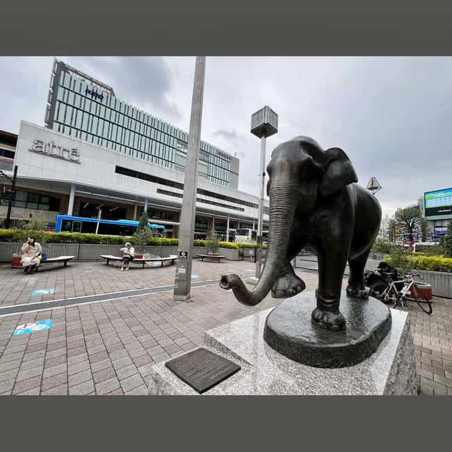 Tokyo: Kichijoji Walking Tour with Local Guide - Starting at the Hanako Elephant Statue, then getting oriented fast