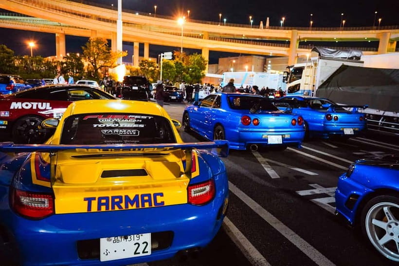 Tokyo: Legendary JDM CAR Daikoku Underground Meetup - Car options, comfort level, and the group vibe