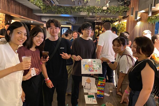 Tokyo Locals & Traveller can come alone Party experience Shibuya - The icebreaker games that turn strangers into a group